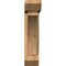 Ekena Millwork Thorton Slat Smooth Bracket w/ Offset Brace, Western Red Cedar, 5 1/2"W x 20"D x 24"H BKT0604X20X24THR06SWR - alternate 4